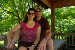 our most recent picture together at the botanical gardens